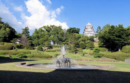 福山城　天守 福山城,日本100名城,広島県の写真素材