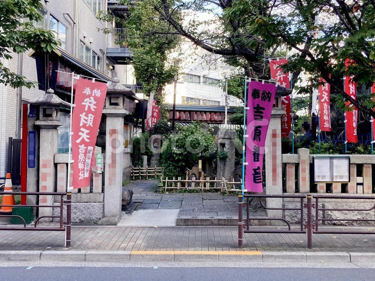 東京風景・吉原神社 吉原神社,吉原観音,神様の写真素材