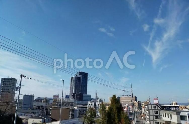 枚方の街並み 街並み,街中,町の写真素材