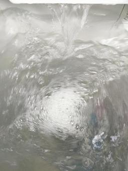 水流 洗濯 泡立つ 3 水流 洗濯 泡立つ 3 洗濯,すすぎ,渦の写真素材