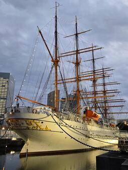 日本丸 日本丸,船,横浜の写真素材