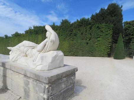 ヴェルサイユ（ベルサイユ）宮殿の庭園 ヴェルサイユ宮殿,バロック建築,建造物の写真素材