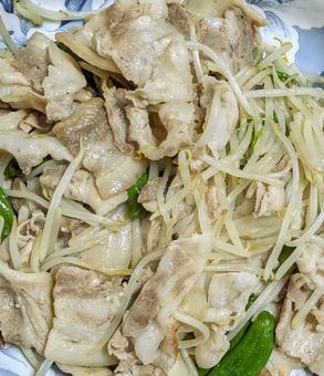 肉野菜炒め 肉野菜炒め 豚肉,シシトウ,肉野菜の写真素材