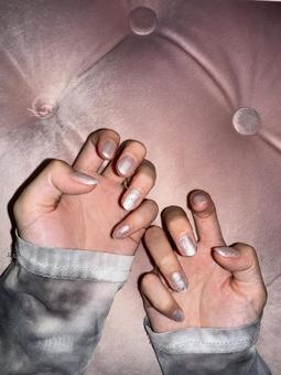 今日のネイルの写真