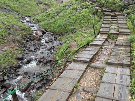 八方尾根登山道の写真