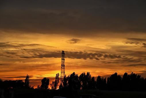 夕焼け 2025/7/31 夕焼け 2025/7/31の写真