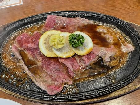 レモンステーキ ステーキ,レモン,グルメの写真素材