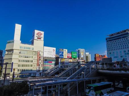 【愛知県】豊橋市・豊橋駅東口 豊橋駅東口,豊橋市,豊橋駅の写真素材