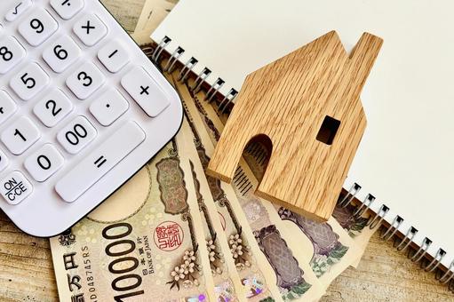 家とお金・マイホームと貯金 家とお金・マイホームと貯金 家,マイホーム,貯金の写真素材