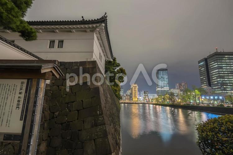 江戸城 江戸城,城,お堀の写真素材