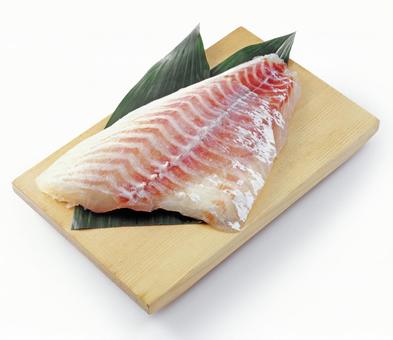 鯛の刺身ブロック 鯛の刺身ブロックの写真