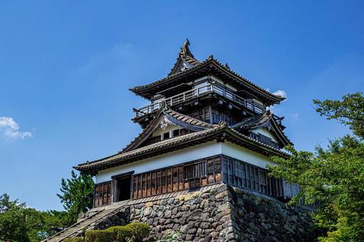 丸岡城 丸岡城 丸岡城,日本100名城,天守の写真素材