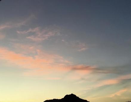 ピンクの夕暮れ ピンクの夕暮れの写真