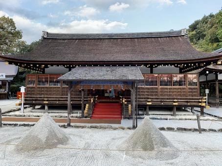 上賀茂神社 上賀茂神社,賀茂別雷神社,神社仏閣の写真素材