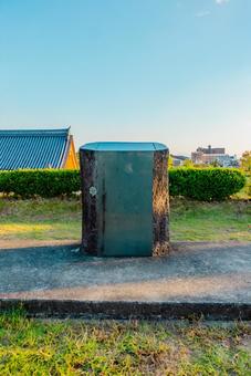 【佐賀】佐賀城跡の周辺 佐賀,佐賀城跡,城跡の写真素材