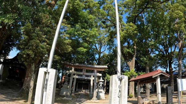 埼玉県行田市行田　 春日神社  埼玉,行田市行田,春日神社の写真素材
