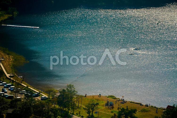 榛名湖の風景 榛名湖,湖,風景の写真素材
