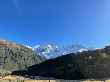 マウントクック マウントクック 山,空,風景画の写真素材
