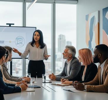 ビジネスミーティングの写真