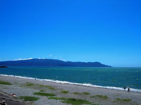 千本浜海岸(静岡県・沼津市) 千本浜海岸(静岡県・沼津市)の写真