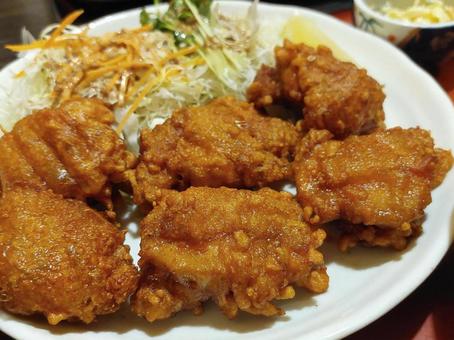 唐揚げ からあげ,つまみ,鶏からの写真素材