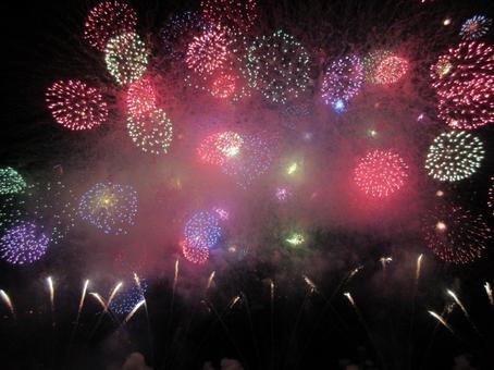 Photo, fireworks, fireworks display, colorful, 