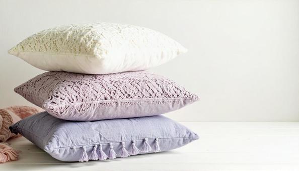 シンプルで美しいクッションの写真
