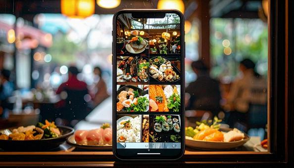 携帯からメニューを注文する 携帯からメニューを注文するの写真