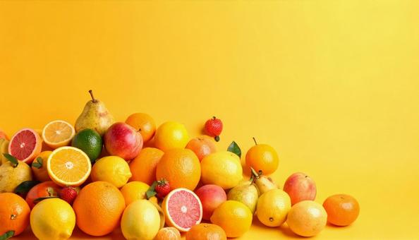カラフルな果物の背景画像 カラフルな果物の背景画像の写真