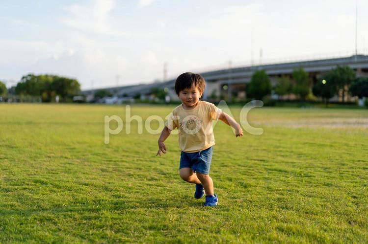 ２歳の男の子　ポートレート 子ども,育児,子育ての写真素材