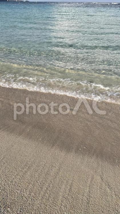 【沖縄】公園から見える海 海,公園,砂浜の写真素材