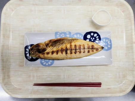 鯖の塩焼きa 鯖の塩焼きa 鯖,塩焼き,魚介類の写真素材