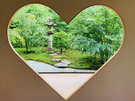 ハート小窓のお寺 ハート小窓のお寺 寺,京都,正寿院の写真素材
