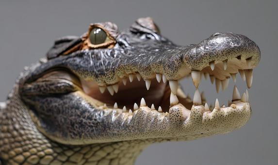 動物ワニの写真