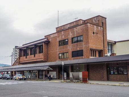 【滋賀県】近江八幡駅北口 近江八幡駅北口,近江八幡駅,近江八幡の写真素材