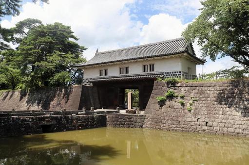 新発田城・本丸表門(国重文)、新潟県 新発田城・本丸表門(国重文)、新潟県 新発田城,本丸表門,重要文化財の写真素材