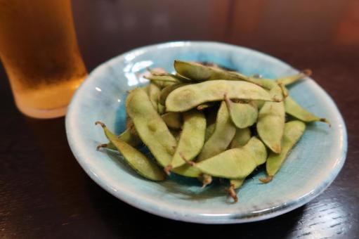 Photo, summer, beer, edamame, 