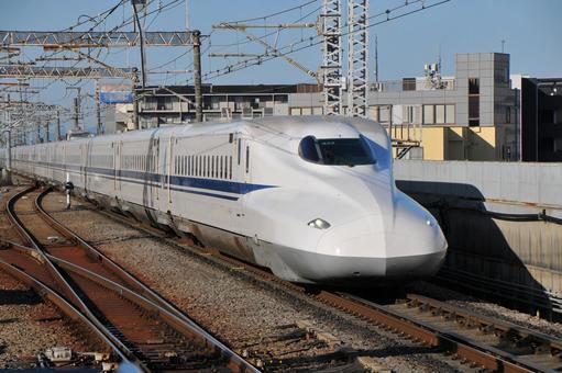 新幹線 N700A 東海道新幹線 新幹線 N700A 東海道新幹線 のぞみ,ひかり,こだまの写真素材
