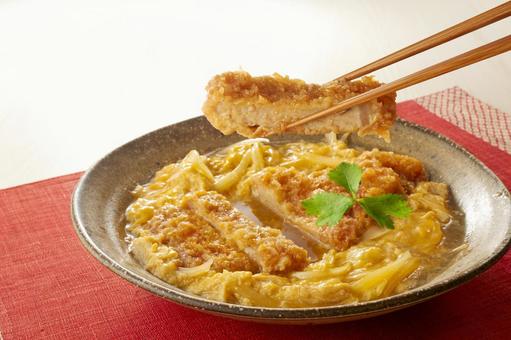 カツとじ はしあげ カツとじ はしあげの写真
