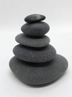 石 石,自然石,丸いの写真素材