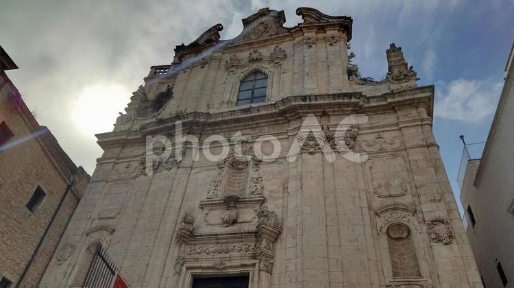 南イタリアのオストゥーニの景色と街並み オストゥーニ,景色,海外旅行の写真素材