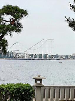 旧伊藤博文金沢別邸からの風景 旧伊藤博文金沢別邸からの風景の写真