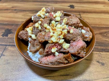 ステーキ丼 ステーキ丼 ステーキ,丼,肉の写真素材