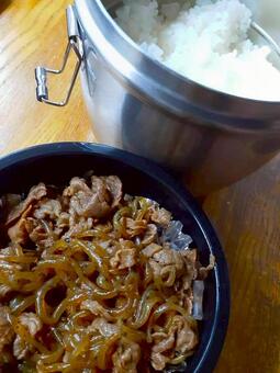 すき焼き弁当 すき焼き,弁当,おかずの写真素材