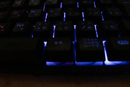 キーボードのライト キーボードのライトの写真