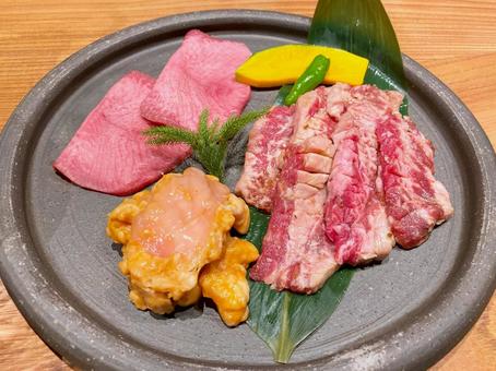和牛焼肉盛り合わせ 和牛焼肉盛り合わせ 焼肉,和牛,牛肉の写真素材