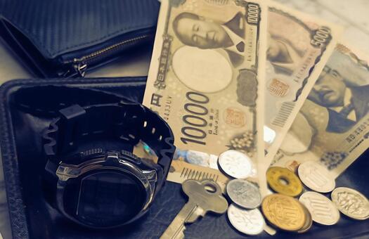 貴重品 お札,紙幣,貴重品の写真素材