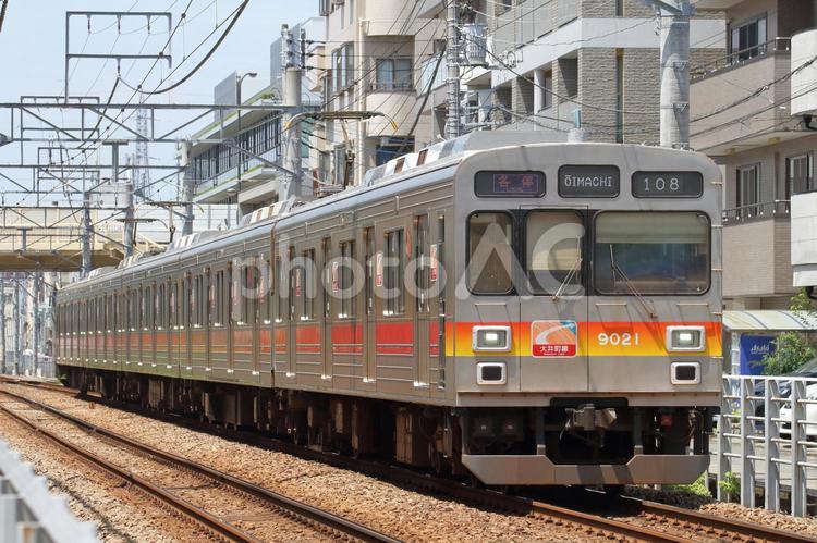 東急大井町線、9020系、9021編成 東急,大井町線,9000系の写真素材