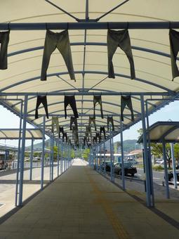 倉敷 JR児島駅 西出口 ジーンズの聖地 倉敷 JR児島駅 西出口 ジーンズの聖地の写真