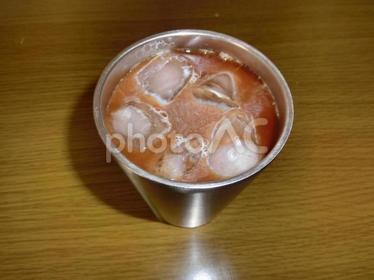 アイスコーヒー　ミルク入れて　混ぜてない ミルク,混ぜない,アイスコーヒーの写真素材